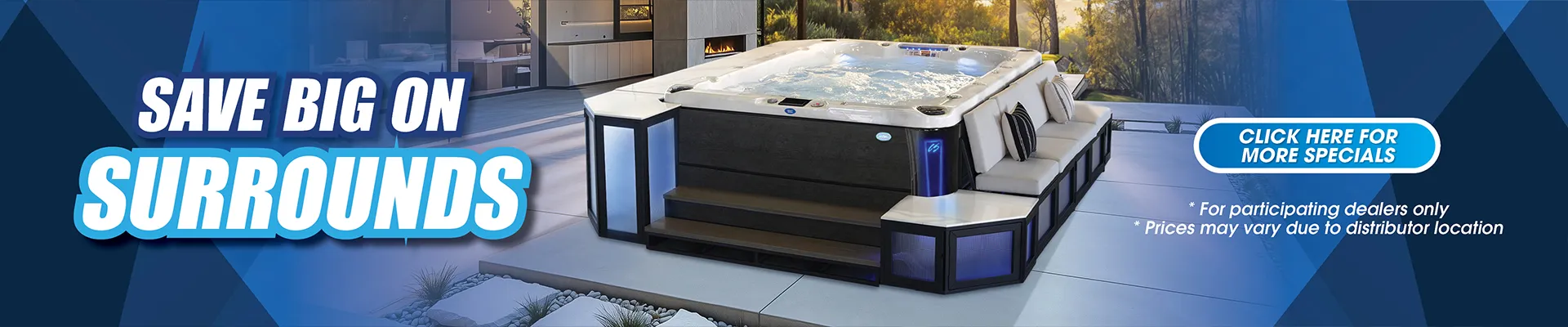 Calspas hot tub being used in a family setting - Mokana
