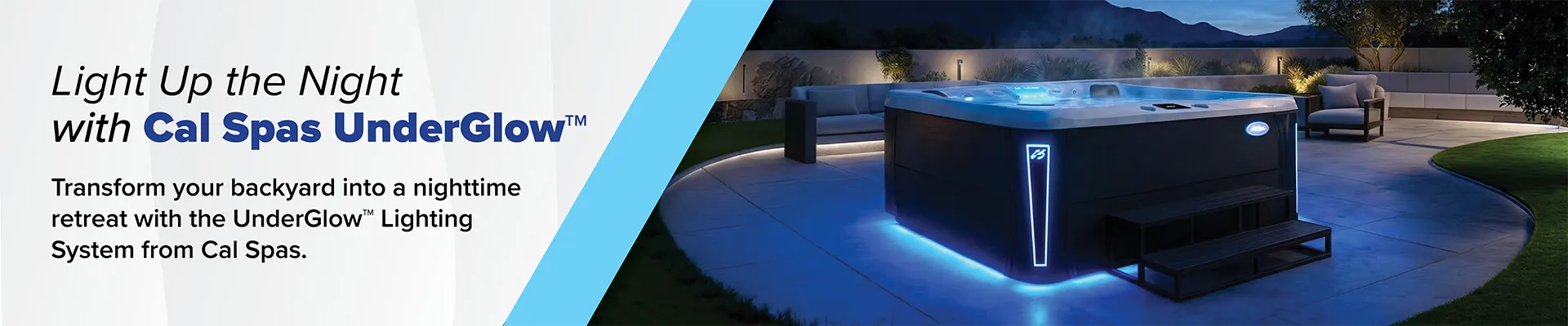 Calspas hot tub being used in a family setting - Mokana