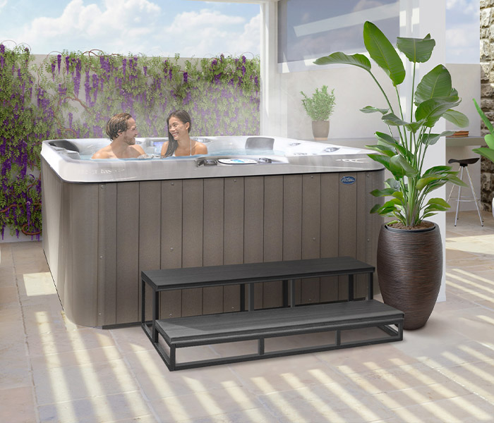 Hot Tubs, Spas, Portable Spas, Swim Spas for Sale Hot Tubs, Spas, Portable Spas, Swim Spas for Sale Calspas hot tub being used in a family setting