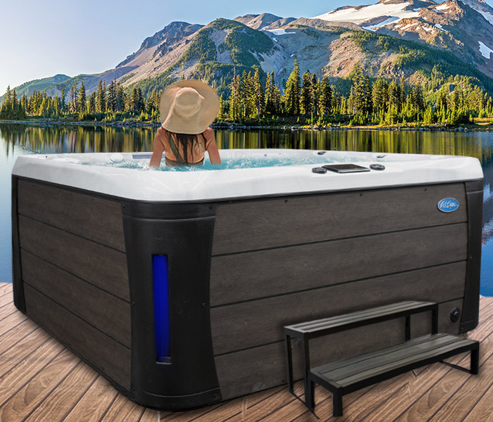 Calspas hot tub being used in a family setting - hot tubs spas for sale Mokana